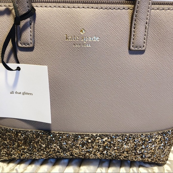 Kate Spade Glitter Purse Grey's